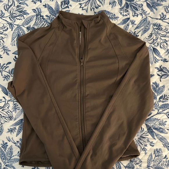 Yogalicious brown work out jacket - Picture 1 of 3